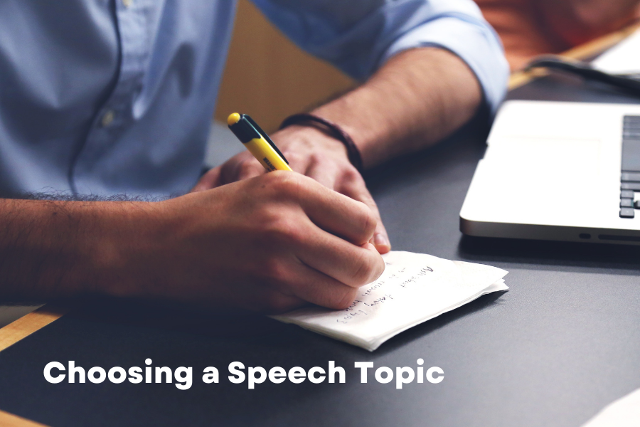 choosing a speech topic